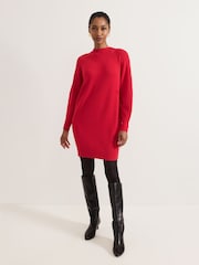 Phase Eight Red Eliana Jumper Dress - Image 3 of 6
