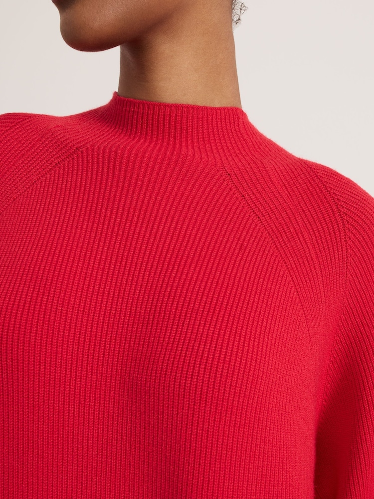 Phase Eight Red Eliana Jumper Dress - Image 4 of 6