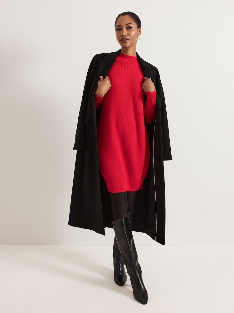 Phase Eight Red Eliana Jumper Dress - Image 6 of 6