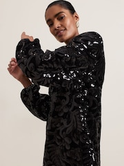 Phase Eight Black Trudy Black Dress - Image 5 of 7