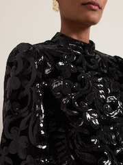 Phase Eight Black Trudy Black Dress - Image 6 of 7