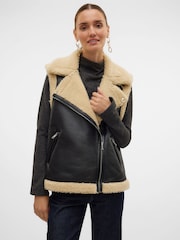 VERO MODA Teddy Sleeveless Gilet - Bild 4 von 6