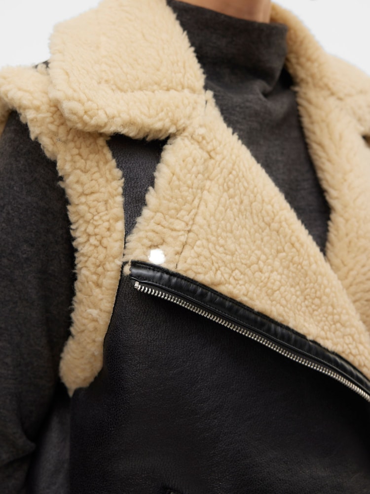 VERO MODA Teddy Sleeveless Gilet - Bild 6 von 6