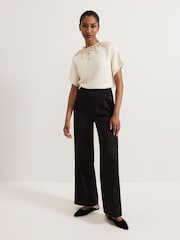 Phase Eight White Allie Jewelled Knit Jumper - Image 3 of 7