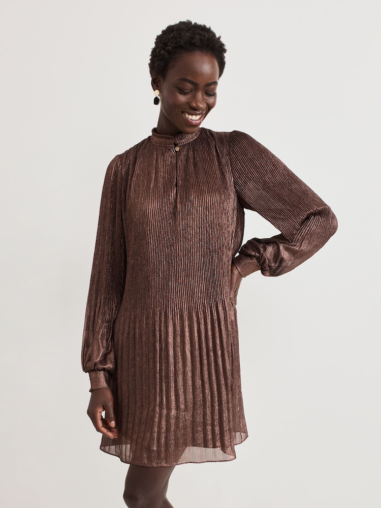 Phase Eight Pink Ella Chain Swing Dress - Image 1 of 7