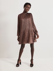 Phase Eight Pink Ella Chain Swing Dress - Image 3 of 7