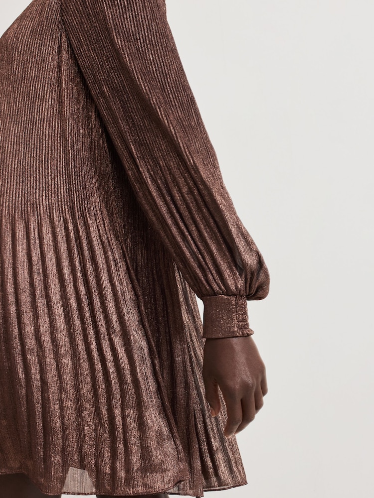 Phase Eight Pink Ella Chain Swing Dress - Image 7 of 7