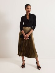 Phase Eight Black Lottie Cowl Neck Knit Jumper - Image 6 of 7
