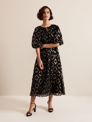 Phase Eight Black Bella Dress - Image 2 of 8