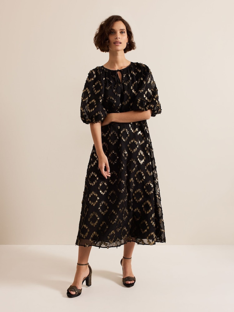 Phase Eight Black Bella Dress - Image 2 of 8