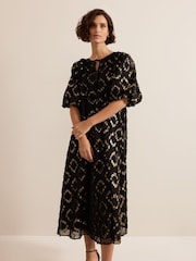 Phase Eight Black Bella Dress - Image 4 of 8