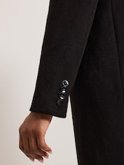 Negro - Phase Eight Lydia Long Wool Coat - Imagen 7 de 7