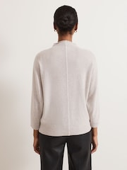 Phase Eight Grey Layla Cashmere Knit Jumper - Image 2 of 7