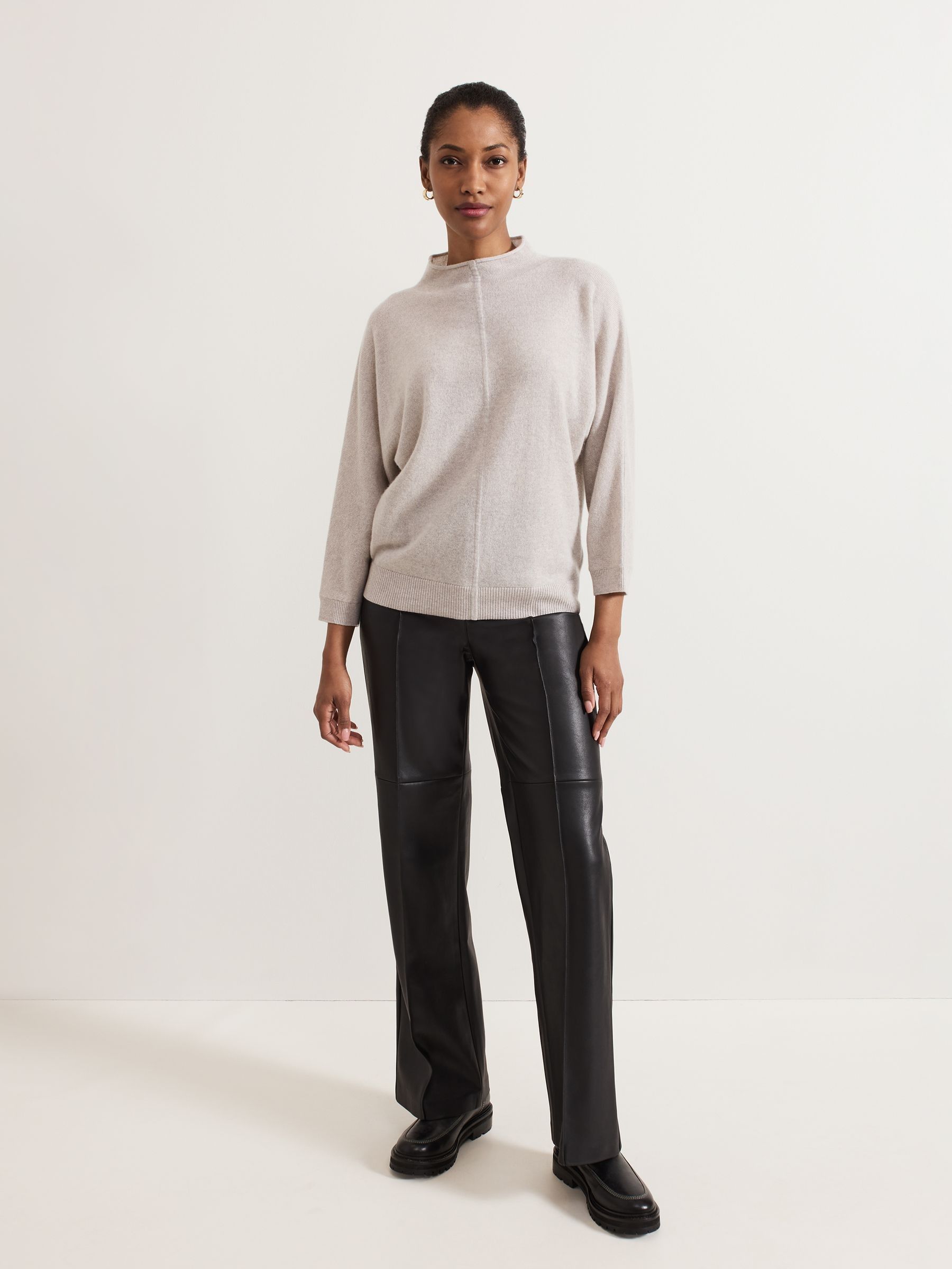 Buy Phase Eight Grey Layla Cashmere Knit Jumper from Next Romania