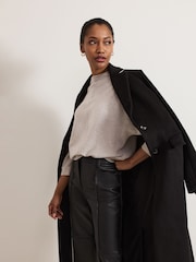 Phase Eight Grey Layla Cashmere Knit Jumper - Image 3 of 7