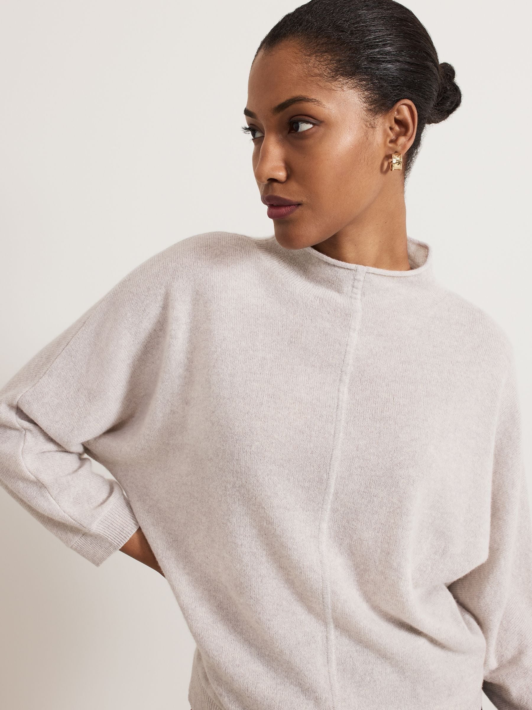 Buy Phase Eight Grey Layla Cashmere Knit Jumper from Next Romania