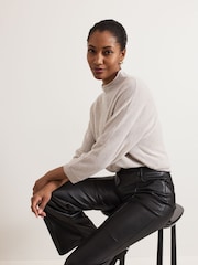 Phase Eight Grey Layla Cashmere Knit Jumper - Image 4 of 7