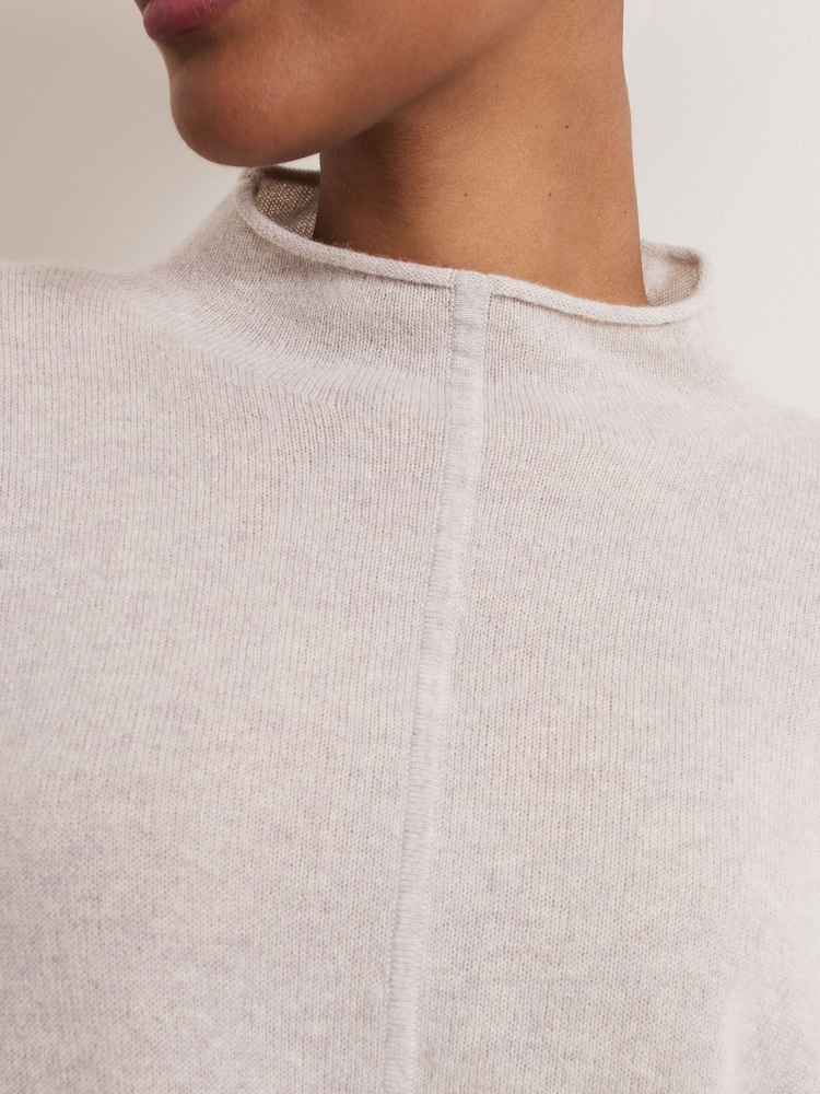 Phase Eight Grey Layla Cashmere Knit Jumper - Image 7 of 7