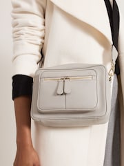 Phase Eight Grey Cross-Body Bag - Image 6 of 7