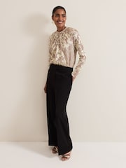 Phase Eight Gold Pippa Floral Top - Image 4 of 8