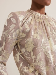 Phase Eight Gold Pippa Floral Top - Image 7 of 8