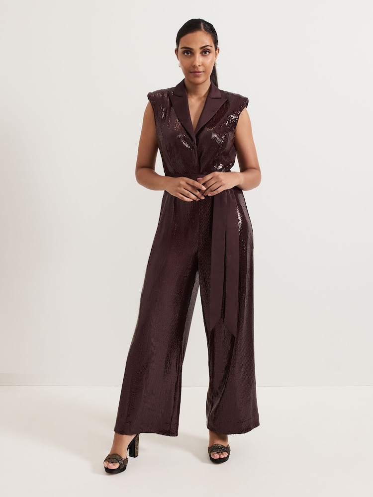Phase Eight Red Petite Ivey Jumpsuit - Image 1 of 7