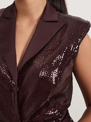 Phase Eight Red Petite Ivey Jumpsuit - Image 6 of 7