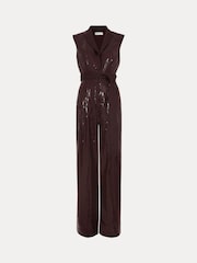 Phase Eight Red Petite Ivey Jumpsuit - Image 7 of 7