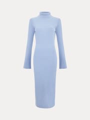 Phase Eight Blue Kylie Knit Dress - Image 7 of 7