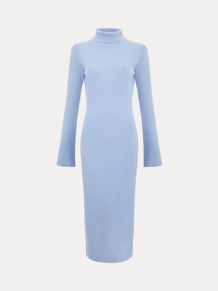 Phase Eight Blue Kylie Knit Dress - Image 7 of 7