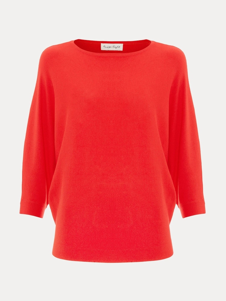 Phase Eight Light Red Cristine Knit Jumper - Image 6 of 6