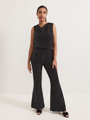 Phase Eight Black Samantha PE Trousers - Image 1 of 6