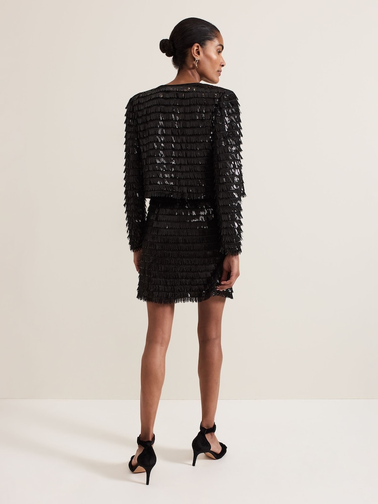 Phase Eight Black Dolly Mini Skirt - Image 2 of 6