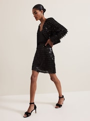 Phase Eight Black Dolly Mini Skirt - Image 5 of 6