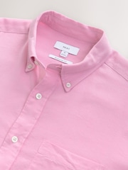 Розовый - Lightweight Long Sleeve Oxford Shirt - Изображение 3 из 3