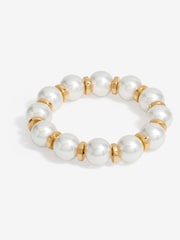 Mood Pearl Graduated Station Stretch Bracelet - Image 1 of 3
