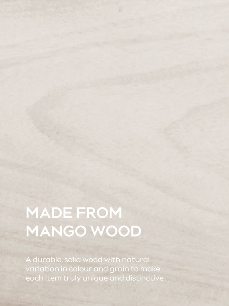 White Sadie Solid Mango Wood 2 Drawer Wide Bedside Table - Image 11 of 11 White Sadie Solid Mango Wood 2 Drawer Wide Bedside Table - Image 11 of 11
