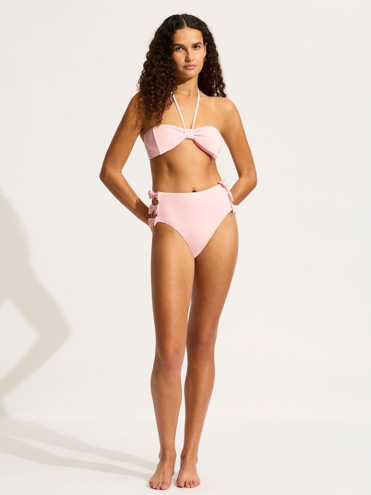 Seafolly Bow Front Bandeau Bikini Top - Image 4 of 4