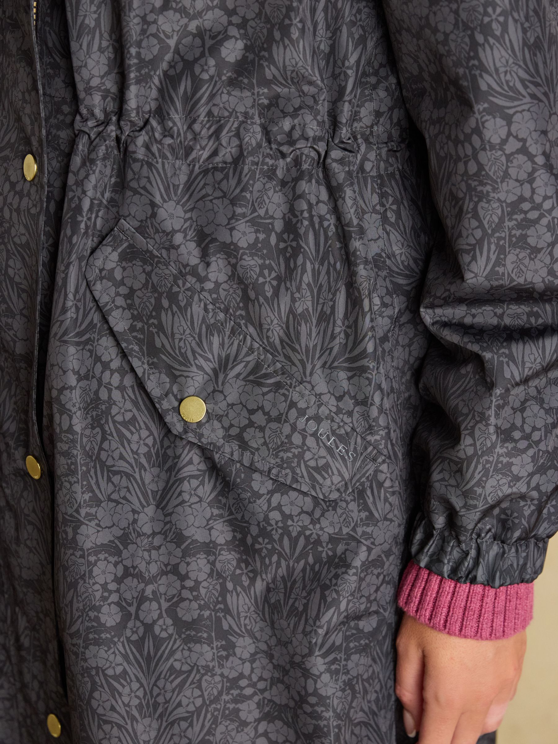Buy Joules Holkham Black Waterproof Packable Raincoat With Hood 