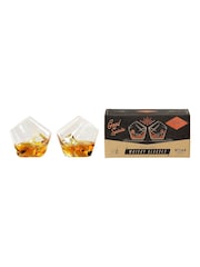 Gentleman’s Hardware Set of 2 Rocking Whisky Glasses - Image 1 of 3