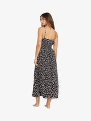 Billabong Take Your Time Ditsy Sleeveless Black Dress - Image 3 of 5