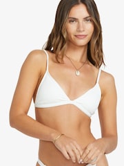 Billabong Salt and Sol White Bikini Top - Image 3 of 5