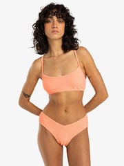 Billabong Pink Tanlines Lace Up Bikini Top - Image 2 of 6