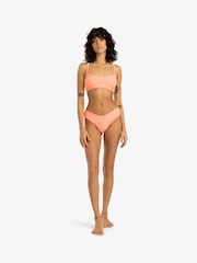 Billabong Pink Tanlines Lace Up Bikini Top - Image 5 of 6