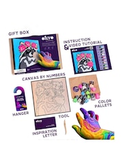 OKTO Clay Sensory Air Clay Painting by Numbers - Raccoon - Image 4 of 5