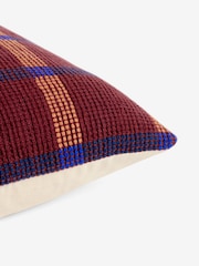 MADE.COM Textured Woven Cale Cotton Geo Cushion - Image 5 of 6