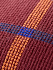 MADE.COM Textured Woven Cale Cotton Geo Cushion - Image 6 of 6
