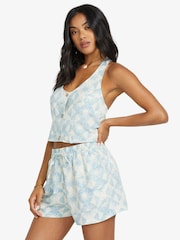 Billabong Blue Go West Sunflower Waistcoat - Image 7 of 7