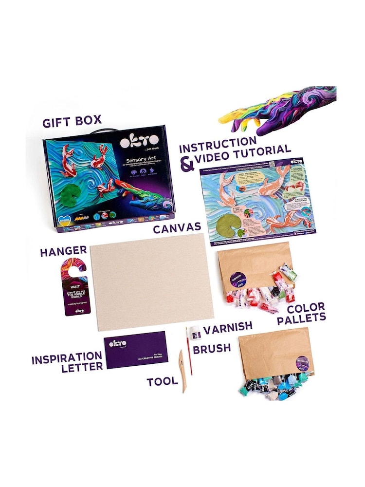 OKTO Clay 3D Sensory Art Canvas - Image 5 of 5