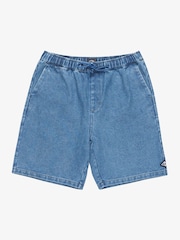 Billabong Blue Larry Cord Denim Shorts - Image 1 of 2